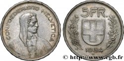SUISSE 5 Francs Berger des alpes 1954 Berne