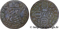 BELGIQUE - PRINCIPAUTÉ ÉPISCOPALE DE LIÈGE 1 Liard Évéché de Liège frappe au nom de Jean-Théodore de Bavière 1751 