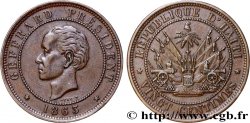 HAÏTI 20 Centimes président Geffrard 1863 Heaton