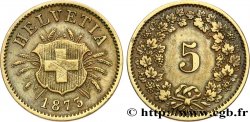 SVIZZERA  5 Centimes (Rappen) 1850 Strasbourg - BB