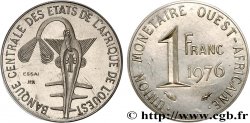 STATI DI L  AFRICA DE L  OVEST Essai de 1 Franc 1976 Paris