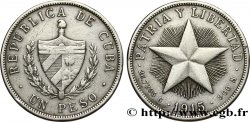 CUBA 1 Peso 1915  XF 