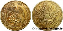 MEXICO 8 Reales 1884 Zacatecas AU 