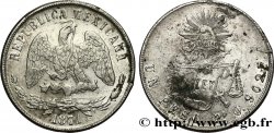 MEXIQUE 1 Peso aigle 1871 San Luis Potosi TTB 