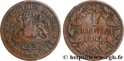 ALLEMAGNE - NASSAU 1 Kreuzer 1861 