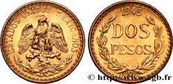 MEXIKO 2 Pesos or 1945 Mexico