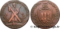 ÉCOSSE 1/2 Penny token Hutchison 1791 Edimbourg