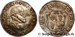 ITALIA - MILÁN Demi-Scudo (Mezzo-Scudo) Philippe II 1588 Milan
