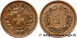 SUIZA 1 Centime (Rappen) Croix Suisse 1929 Berne
