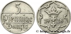 LIBERA CITTA DI DANZICA 5 Pfennig 1928 