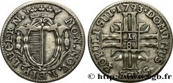 SUISSE - CANTON LUCERNA 1/8 Gulden ou 5 Schilling 1793 Lucerne