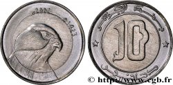ALGÉRIE 10 Dinars tête de faucon an 1422 2002 