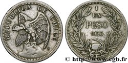 CHILI 1 Peso condor 1933 Santiago - S°