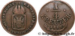 AUSTRIA 1/4 Kreuzer emblème 1816 Vienne