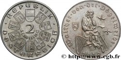 AUSTRIA 2 Schilling 700e anniversaire de la mort de Walter von der Vogelweide 1930 