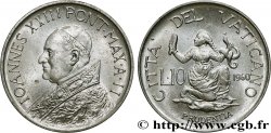 VATICANO E STATO PONTIFICIO 10 Lire Jean XXIII an II / la Prudence 1960 Rome