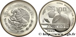 MÉXICO 100 Pesos Proof Coupe du Monde de football 1986 