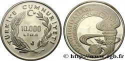 TURQUIE 10.000 Lira Proof Jeux Olympiques 1988 1988 Istanbul