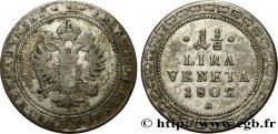 ITALIE - VENISE 1 1/2 Lira frappe au nom de François II 1802 Vienne