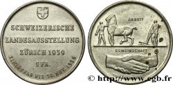 SUIZA 5 Francs Exposition de Zurich 1939 Huguenin - Le Locle