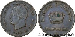 ITALY - KINGDOM OF ITALY - NAPOLEON I 3 Centesimi 1810 /09 1810 Milan