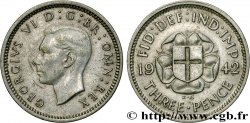 VEREINIGTEN KÖNIGREICH 3 Pence Georges VI  1942  SS 