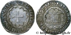 ÉTATS LATINS D ORIENT - COMTÉ DE TRIPOLI - BOHÉMOND VII Gros au castel n.d. Tripoli