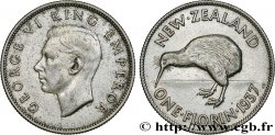 NOUVELLE-ZÉLANDE 1 Florin Georges VI 1937 