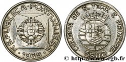 SAINT THOMAS et PRINCE 5 Escudos colonie portugaise 1939 