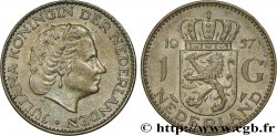 NETHERLANDS 1 Gulden Juliana 1957 Utrecht