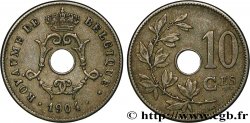 BELGIUM 10 Centimes 1904 