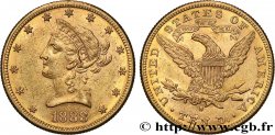 ÉTATS-UNIS D&nbsp;AMÉRIQUE 10 Dollars &nbsp;Liberty&nbsp; 1888 San Francisco