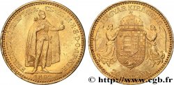 HONGRIE - ROYAUME DE HONGRIE - FRANÇOIS-JOSEPH Ier 20 Korona or  1892 Kremnitz SUP 