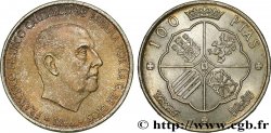ESPAGNE 100 Pesetas Francisco Franco (1967 dans les étoiles) 1966 Madrid SUP 
