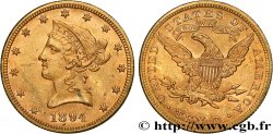 ÉTATS-UNIS D&nbsp;AMÉRIQUE 10 Dollars &nbsp;Liberty&nbsp; 1894 Philadelphie fVZ 