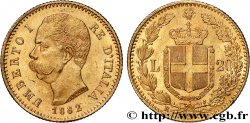 ITALY 20 Lire Umberto Ier 1882 Rome