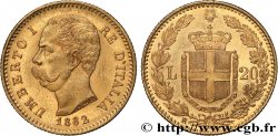ITALIE 20 Lire Umberto Ier 1882 Rome