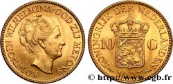 PAYS-BAS 10 Gulden Wilhelmina, 4e type 1927 Utrecht