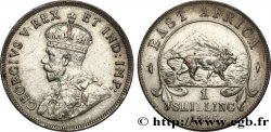 AFRICA DI L EST BRITANNICA  1 Shilling Georges V / lion 1925 British Royal Mint