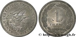 ÉTATS DE L AFRIQUE CENTRALE 1 Franc antilopes 1976 Paris