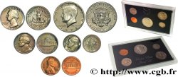 ÉTATS-UNIS D&nbsp;AMÉRIQUE Série Proof Set 1 & 5 Cents, 1 Dime, Quarter Dollar & Half Dollar 1972 S- San Francisco BE 