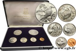 ISLAS VíRGENES BRITáNICAS Série Proof 6 monnaies Elisabeth II 1973 Franklin Mint