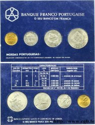 PORTOGALLO Série de 4 monnaies commémoratives du Mondial de Rink Hockey 1982 