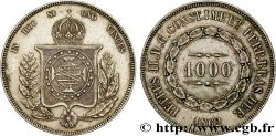 BRASIL 1000 Reis Empereur Pierre II 1862 