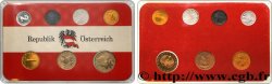 AUSTRIA Série Proof 7 monnaies 1975 