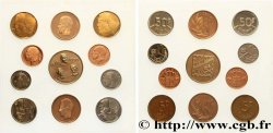 BELGIQUE Série FDC 10 monnaies + 1 médaile 1990 Bruxelles