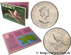 ISLA DE JERSEY 2 Pounds Proof 25e anniversaire du Fond Mondial pour la Nature (WWF) 1987 