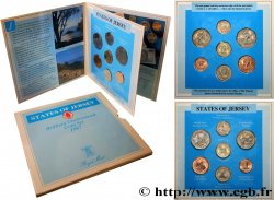JERSEY Série FDC - 7 monnaies 1987 