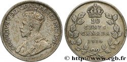KANADA 10 Cents Georges V 1916 