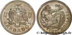 BARBADOS 10 Dollars Proof Neptune 1973 